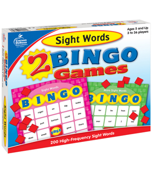 Misc. Sight Words: 2 Bingo Games [With 2-Sided Game Cards, Calling Cards and Tokens and Answer Mat] Book