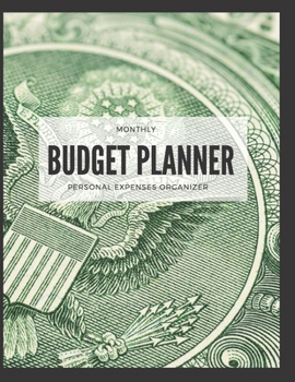 Paperback Monthly Bill Planner: Personal expenses organizer, finance tracker by day, month and year. Book