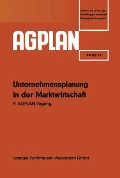 Paperback Unternehmensplanung in Der Marktwirtschaft [German] Book