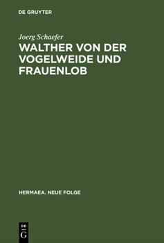 Hardcover Walther von der Vogelweide und Frauenlob [German] Book