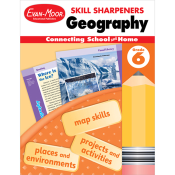 Paperback Skill Sharpeners: Geography, Grade 6 Book