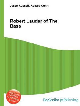 Paperback Robert Lauder of the Bass Book