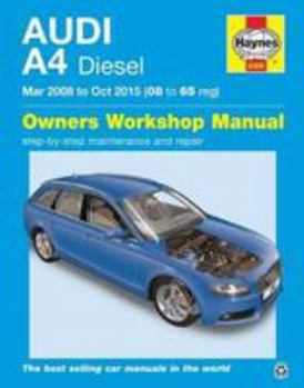 Paperback Audi A4 Diesel (Mar '08 - Oct '15) 08 To 65 Book