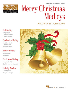 Paperback Merry Christmas Medleys: Intermediate Level Composer Showcase Book