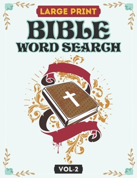 Bible Word Search Book | Large Print: Puzzles Book | Bible Word Search for Adults and Kids a Fun Holiday Activity Book for Everyone | Vol-2