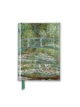Hardcover Claude Monet - Bridge over a Pond of Water Lilies Pocket Diary 2022 Book