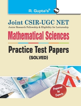 Paperback Joint CSIRUGC NET: Mathematical Sciences Practice Test Papers (Solved) Book