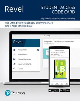 Printed Access Code Revel for the Little, Brown Handbook, Brief Edition -- Access Card Book