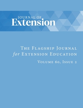 Paperback Journal of Extension, vol. 60, no. 2 Book