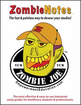 Pamphlet Zombie Notes ABG Interpretation And Worksheet (laminated card) Book