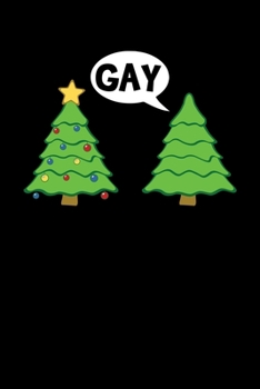 Gay: Christmas Eve Notebook | Gay Xmas Snowman LGBTQ Winter Santa Claus Holiday Pride Season Mini Notepad Gift College Ruled (6"X9")