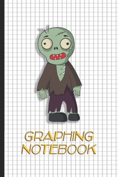 Paperback Graphing Notebook: Zombie Guy Edition Book