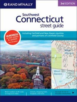 Spiral-bound Rand McNally Southwest Connecticut Street Guide Book
