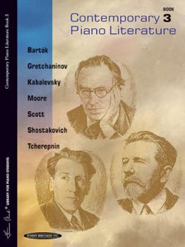 Paperback Contemporary Piano Literature, Book 3 Book