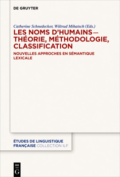Hardcover Les noms d'humains ̶ théorie, méthodologie, classification [French] Book