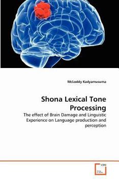 Paperback Shona Lexical Tone Processing Book