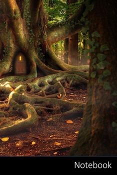 Notebook: ツリーハウス、森、作曲、ファンタジー ノートブック/ 日記 / ライティン&#
