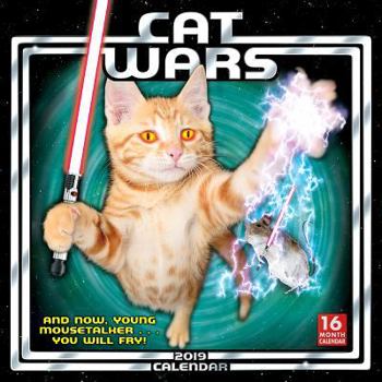 Calendar 2019 Cat Wars 16-Month Wall Calendar: By Sellers Publishing Book
