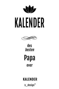 Kalender für Papas / Papa / Väter / Vater: Wochen-Planer 2020 / Tagebuch / Journal für das ganze Jahr: Platz für Notizen, Planung / Planungen / Planer,  Erinnerungen und Sprüche (German Edition)