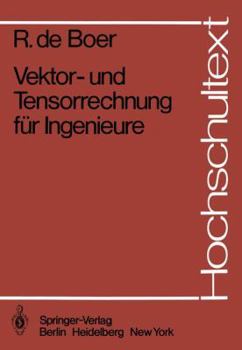Paperback Vektor- Und Tensorrechnung Für Ingenieure [German] Book