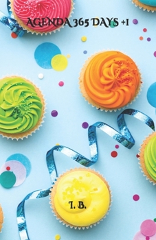 Paperback Agenda 365 Days +1: White agenda for programs, engagements, reports, notes, good intentions Book