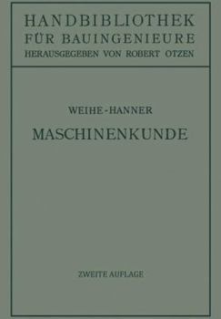 Paperback Maschinenkunde [German] Book