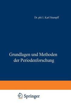 Paperback Grundlagen Und Methoden Der Periodenforschung [German] Book