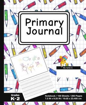 Paperback Primary Journal: School Design (11) - Grades K-2, Creative Story Tablet - Primary Draw & Write Journal Notebook For Home & School [Clas Book