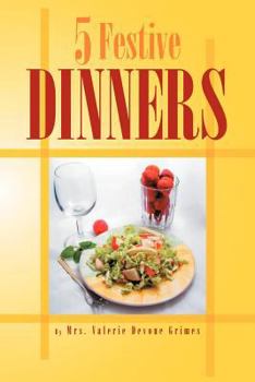 Paperback Five Festive Dinners Book