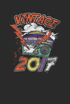 Vintage 2017: Graph Paper Notebook – Birthday Gift or Anniversary Gift Idea