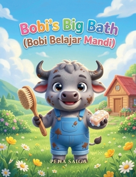 Bobi's Big Bath - Bobi Belajar Mandi: Bilingual English - Indonesian Children's Story: Learning to Bathe Independently (Life Skills)