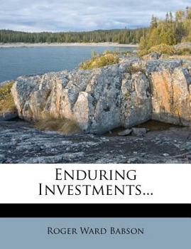 Paperback Enduring Investments... Book