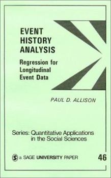 Paperback Event History Analysis: Regression for Longitudinal Event Data Book