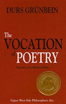 Paperback The Vocation of Poetry Book