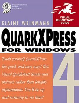 Paperback QuarkXPress for Windows QuickStart Visual Guide Book