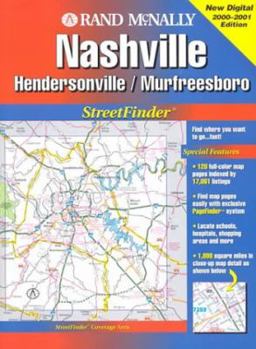 Rand McNally Nashville Hendersonville/Murfreesboro: Streetfinder (Rand McNally Streetfinder)