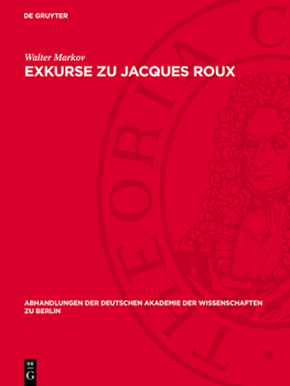 Hardcover Exkurse Zu Jacques Roux [German] Book