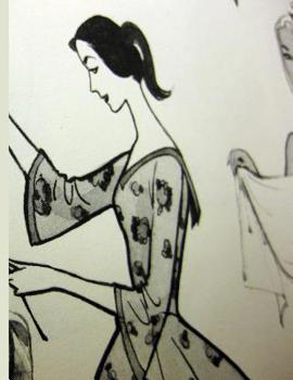 Paperback The Modern Day 1950's Woman: Sketch Book
