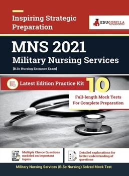 Paperback Military Nursing Services (MNS) 2021 10 Mock Test For Complete Preparation Book