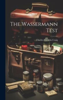 Hardcover The Wassermann Test Book