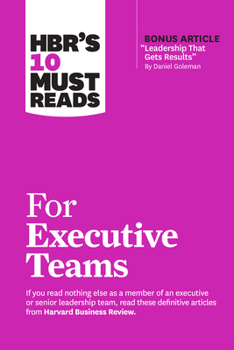 Paperback Hbr's 10 Must Reads for Executive Teams Book