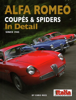 Hardcover Alfa Romeo Coupes and Spiders in Detail Since 1945 Book