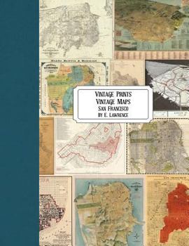 Paperback Vintage Prints: Vintage Maps: San Francisco Book