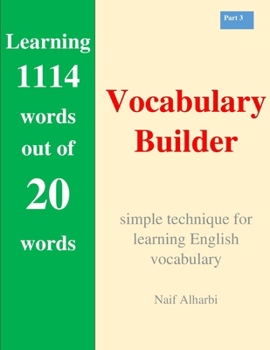 Paperback Vocabulary Builder: Learning 1114 words out of 20 words Book
