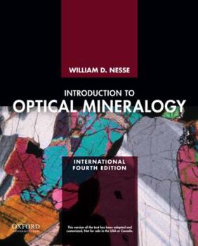 Paperback Introduction to Optical Mineralogy Book