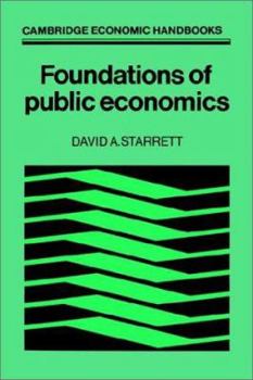 Foundations in Public Economics - Book  of the Cambridge Economic Handbooks