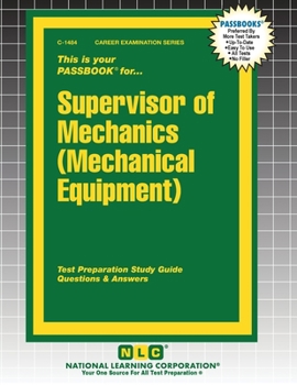 Paperback Supervisor of Mechanics (Mechanical Equipment) Book