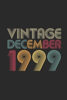 Vintage December 1999: Dotted Bullet Grid Notebook – Journal for 20 years old Birthday Gift Idea