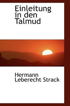 Paperback Einleitung in Den Talmud Book