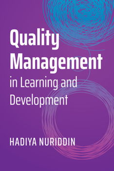 Paperback Quality Management in Learning and Development Book
